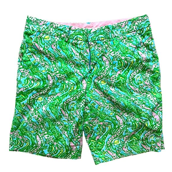 Lilly Pulitzer Avenue Short Alligator Print Size 0 - Picture 1 of 10